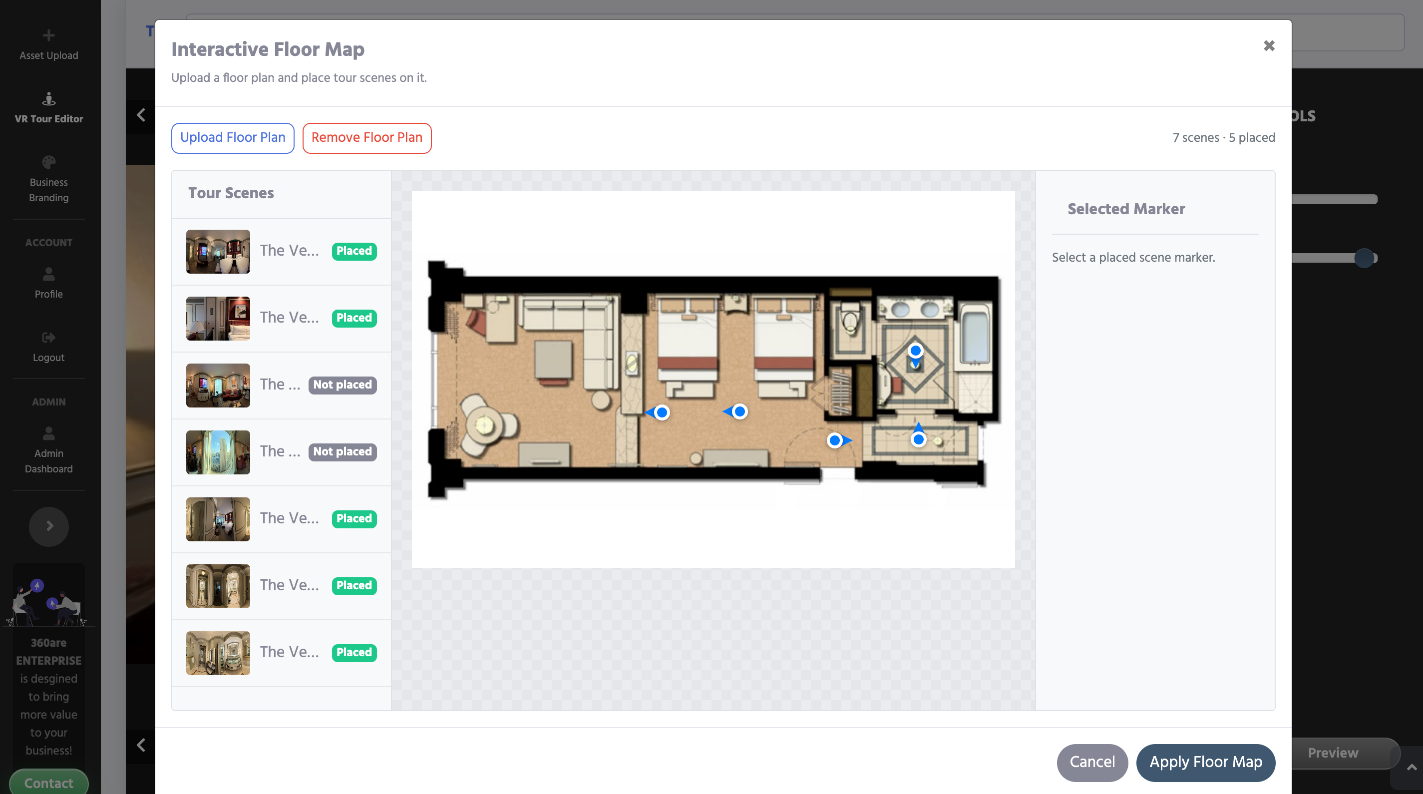 edit floor map
